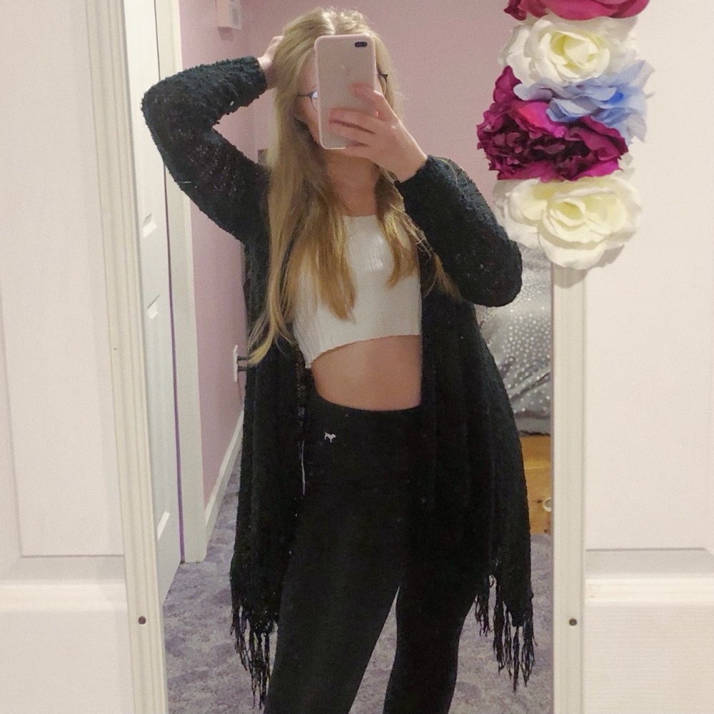 Rue21 Open Knit Sweater Cardigan